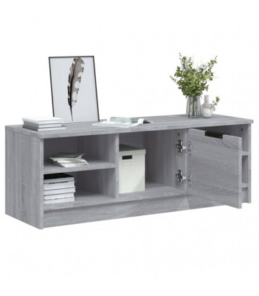 TV Cabinet Grey Sonoma 102x35.5x36.5 cm Engineered Wood