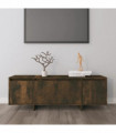 TV Cabinet Smoked Oak 120x30x40.5 cm Engineered Wood