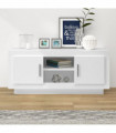 TV Cabinet White 102x35x45 cm Engineered Wood