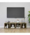 TV Cabinets 4 pcs Sonoma Oak 37x35x37 cm Engineered Wood