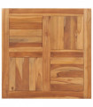 vidaXL Table Top Solid Teak Wood 70x70x2.5 cm