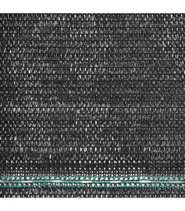 Tennis Screen HDPE 1.4x25 m Black