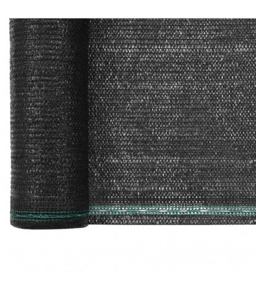 Tennis Screen HDPE 1x25 m Black