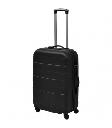 Three Piece Hardcase Trolley Set Black