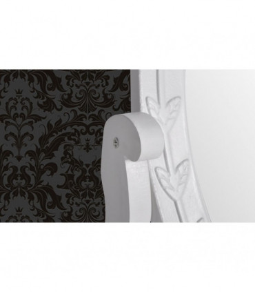 Vanity Makeup Table with Oval Swing Mirror MDF