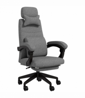 Vinsetto Home Office Chair Reclining Computer Chair w/ Lumbar Support Dark Grey