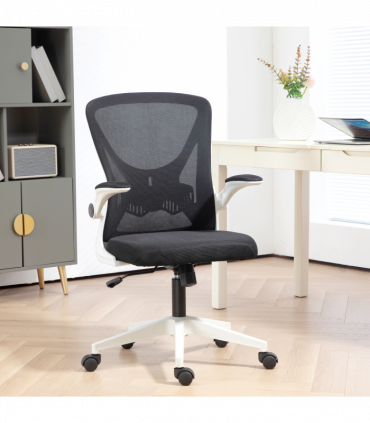Vinsetto Mesh Office Chair Computer Chair with Swivel Wheels for Home Office