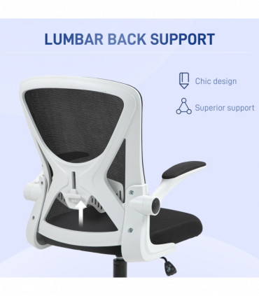 Vinsetto Mesh Office Chair Computer Chair with Swivel Wheels for Home Office