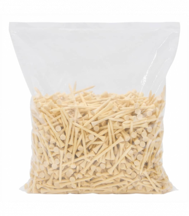 vidaXL Golf Tees 1000 pcs 54 mm Bamboo