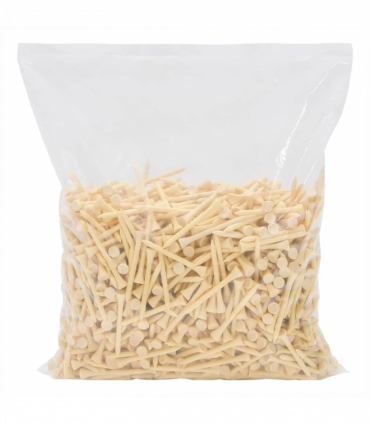 vidaXL Golf Tees 1000 pcs 83 mm Bamboo