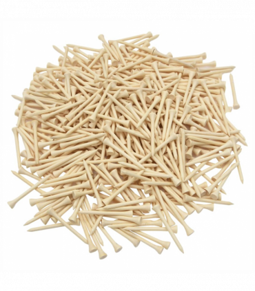 vidaXL Golf Tees 1000 pcs 83 mm Bamboo