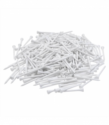 vidaXL Golf Tees 1000 pcs White 83 mm Bamboo