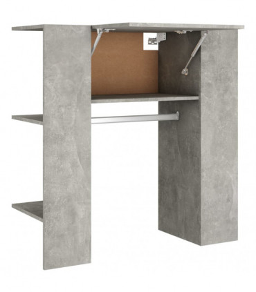 Hallway Cabinet Concrete Grey 97.5x37x99 cm Engineered Wood