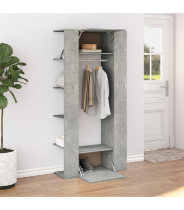 Hallway Cabinet Concrete Grey 97.5x37x99 cm Engineered Wood