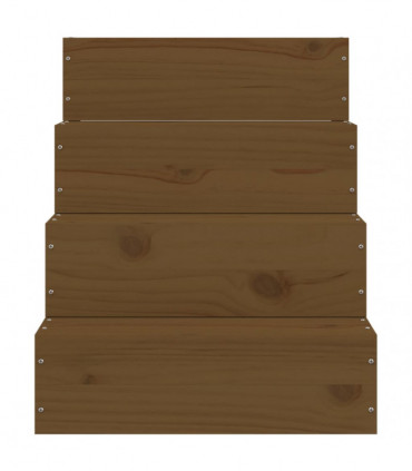 Pet Stair Honey Brown 40x49x47 cm Solid Wood Pine