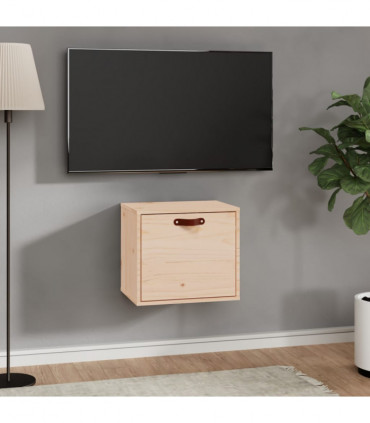 Wall Cabinet 40x30x35 cm Solid Wood Pine
