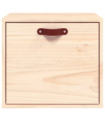 Wall Cabinet 40x30x35 cm Solid Wood Pine