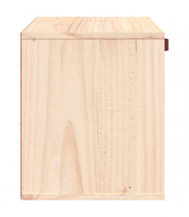 Wall Cabinet 40x30x35 cm Solid Wood Pine