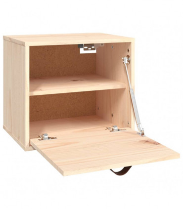 Wall Cabinet 40x30x35 cm Solid Wood Pine