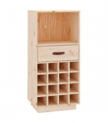 Wine Cabinet 45x34x100 cm Solid Wood Pine