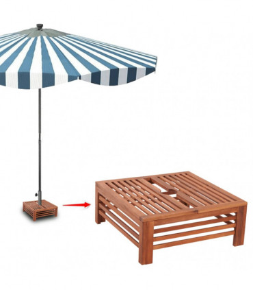 Wooden Parasol Stand Cover