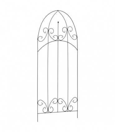 Plant Climbing Racks 3 pcs Black 40x100 cm Iron