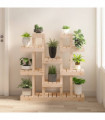 Plant Stand 104.5x25x109.5 cm Solid Wood Pine
