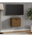 Wall Cabinet Honey Brown 40x30x35 cm Solid Wood Pine