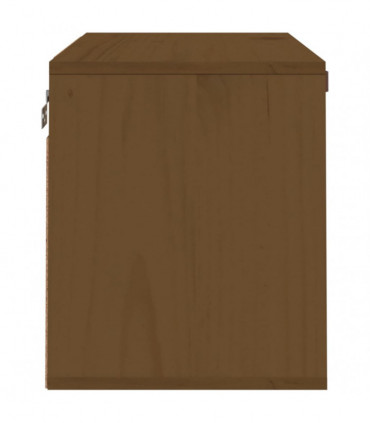 Wall Cabinet Honey Brown 60x30x35 cm Solid Wood Pine