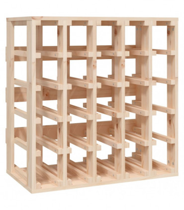 Wine Rack 58.5x33x60.5 cm Solid Wood Pine
