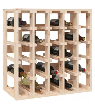 Wine Rack 58.5x33x60.5 cm Solid Wood Pine