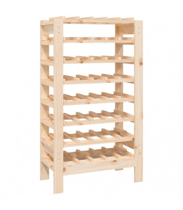 Wine Rack 61.5x30x107.5 cm Solid Wood Pine