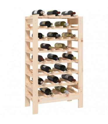 Wine Rack 61.5x30x107.5 cm Solid Wood Pine