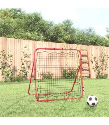 vidaXL Adjustable Football Kickback Rebounder 96x80x96 cm Steel and PE