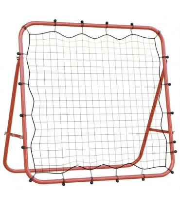 vidaXL Adjustable Football Kickback Rebounder 96x80x96 cm Steel and PE