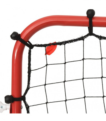 vidaXL Adjustable Football Kickback Rebounder 96x80x96 cm Steel and PE