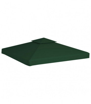 Gazebo Cover Canopy Replacement 310 g / m² Green 3 x 3 m