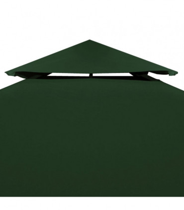 Gazebo Cover Canopy Replacement 310 g / m² Green 3 x 3 m