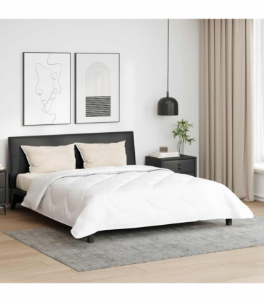 Duvet with Pillow 3 pcs White 200 x 200 cm Microfibre