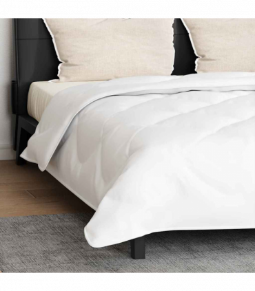 Duvet with Pillow 3 pcs White 200 x 200 cm Microfibre