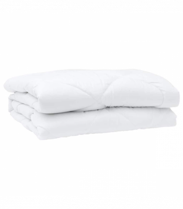 Duvet with Pillow 3 pcs White 200 x 200 cm Microfibre