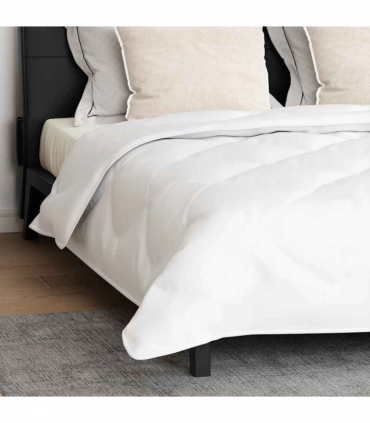 Duvet with Pillow 3 pcs White 200 x 200 cm Microfibre