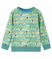 Kids' Sweatshirt Light Green Melange 104