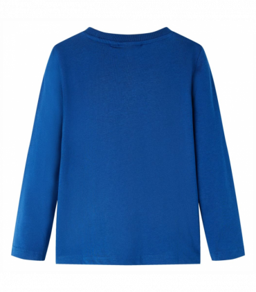 Kids' T-shirt with Long Sleeves Dark Blue 92