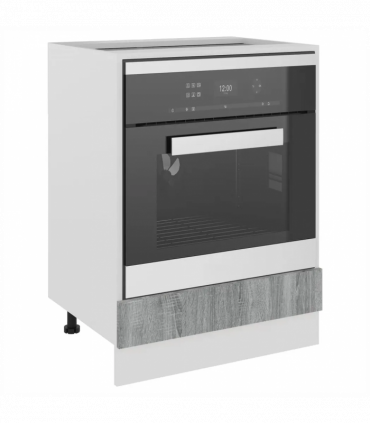 Oven Cabinet Grey Sonoma 60x46x81.5 cm Engineered Wood