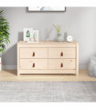 Side Cabinet 100x40x54 cm Solid Wood Pine