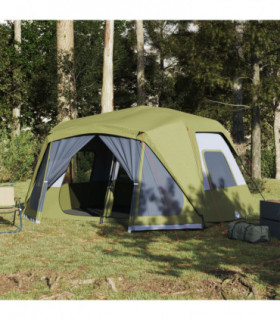 vidaXL Family Tent 10-Person Blue Quick Release Waterproof