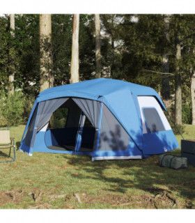 vidaXL Family Tent 10-Person Green Quick Release Waterproof