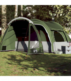 vidaXL Family Tent 6-Person Green Waterproof