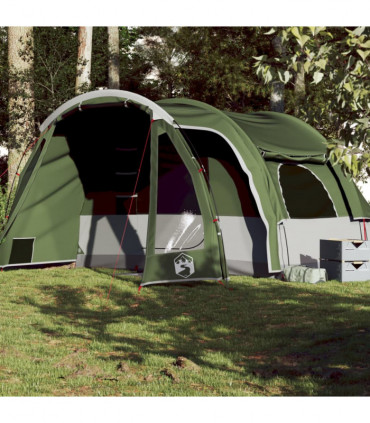 vidaXL Family Tent 6-Person Green Waterproof